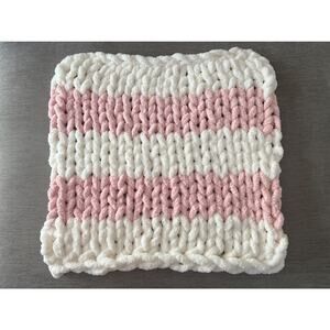 Cozy hand knitted baby blanket